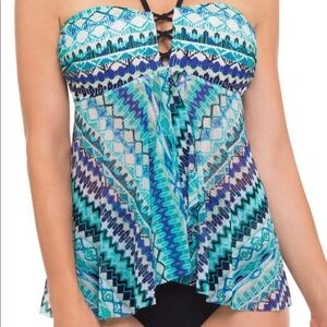 NWT Profile by Gottex Buena‎ Vista Flyaway Tankini